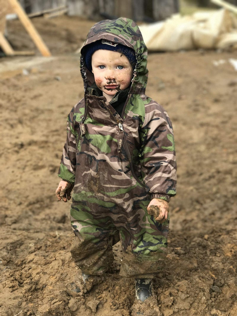 Tuffo Toddler Boys' Muddy Buddy Coveralls, Camouflage, 2T - Image 2